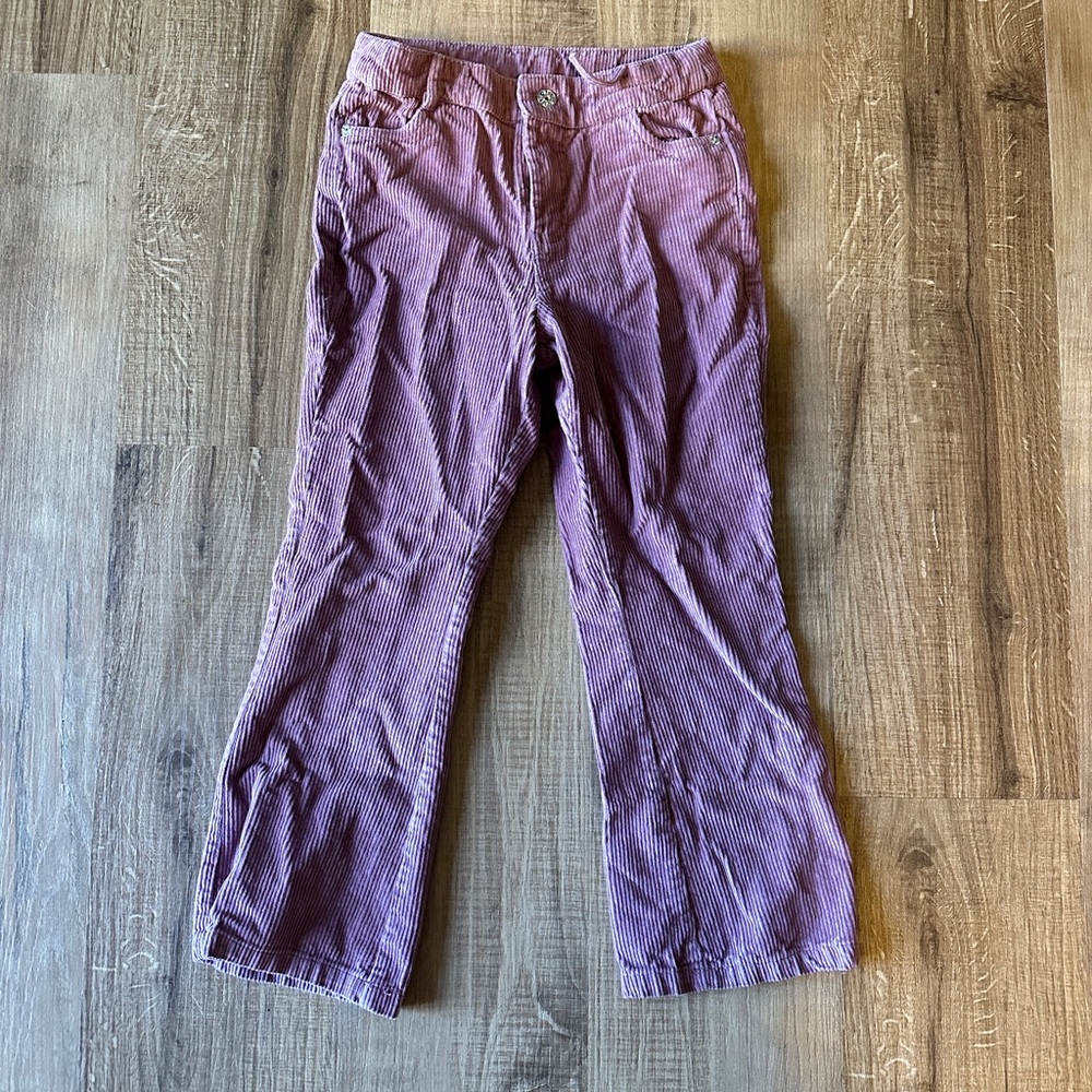 Steve Madden Girls Purple Corduroy Pants